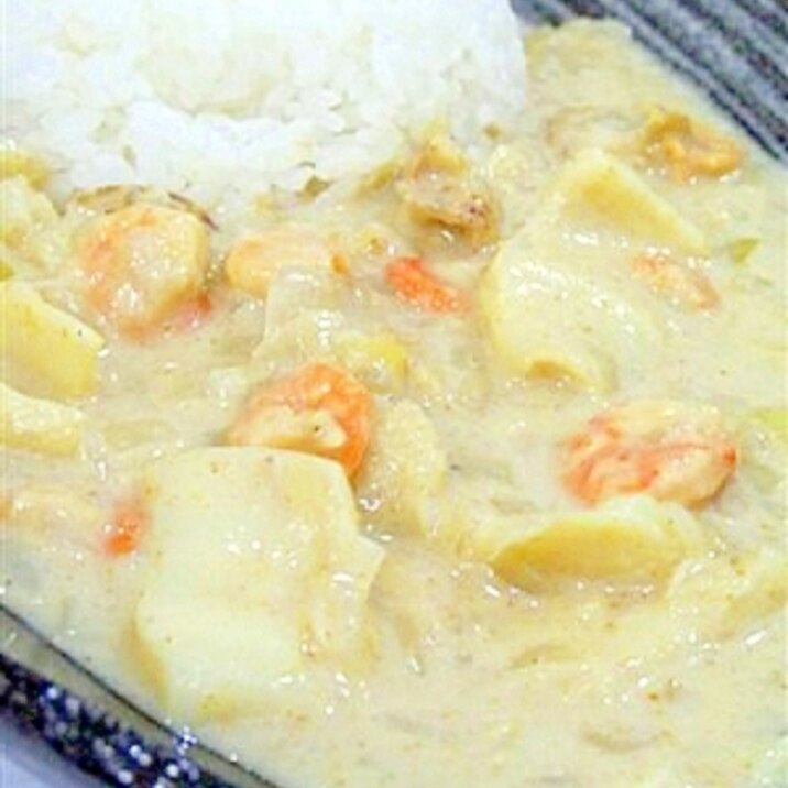 牛乳たっぷり シーフードのホワイトカレー レシピ 作り方 By Ryoripapa 楽天レシピ 牛乳たっぷり シーフードのホワイトカレー レシピ 作り方 By Ryoripapa 楽天レシピ